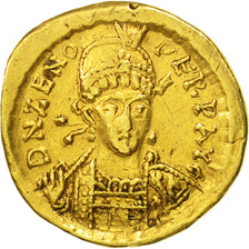 Zeno, Solidus, Constantinople, MBC, Oro, RIC:910
