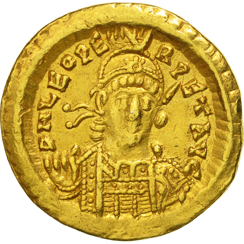 Leo I, Solidus, Constantinople, BB+, Oro, RIC:605