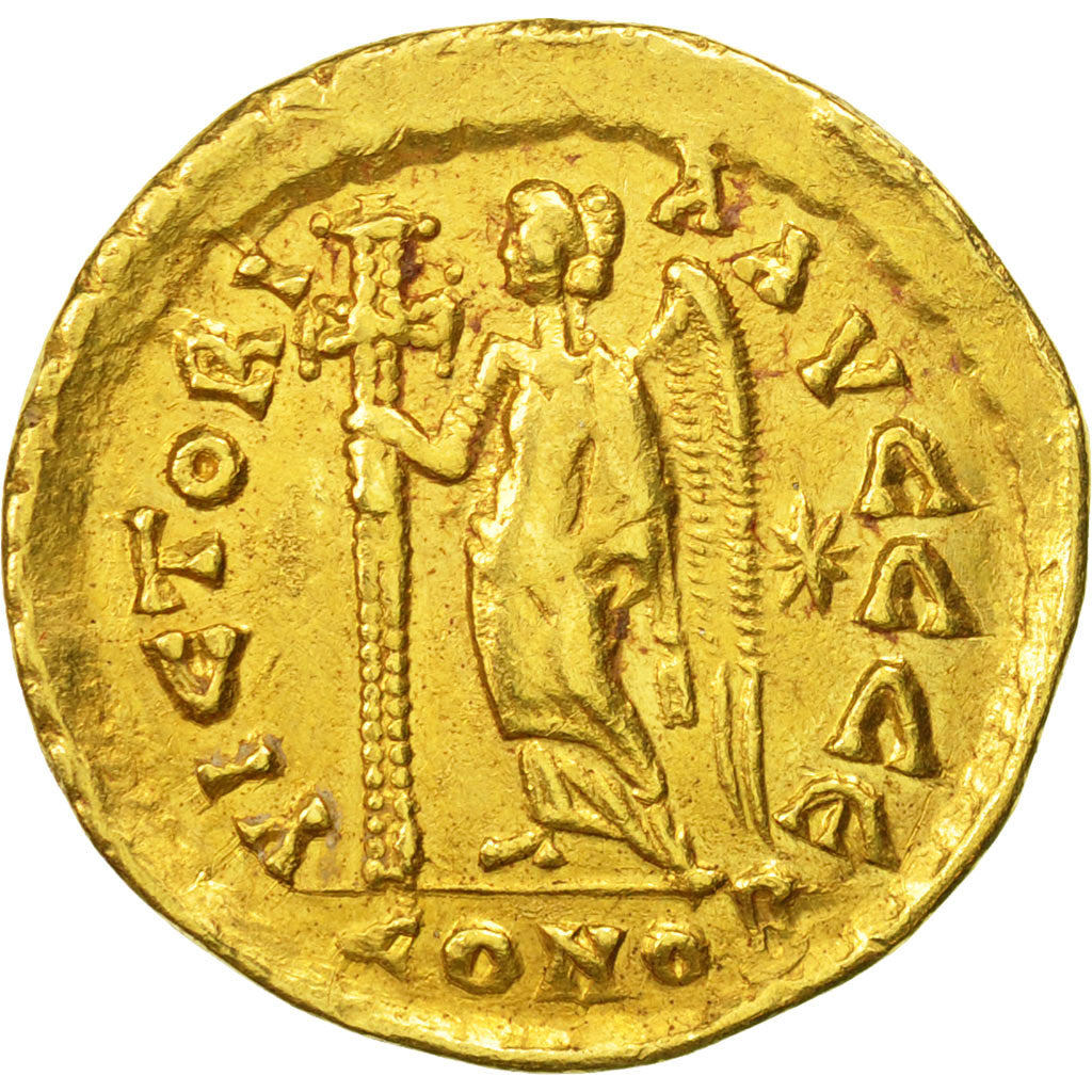 Leo I, Solidus, Constantinople, BB+, Oro, RIC:605