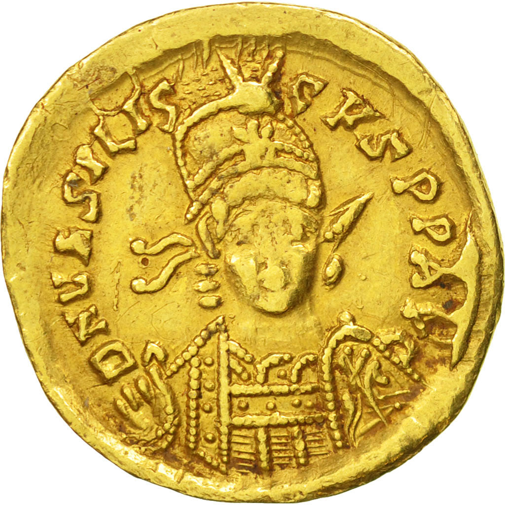 Basiliscus, Solidus, Constantinople, EF(40-45), Gold, RIC:1003