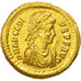 Arcadius, Solidus, Constantinople, AU(55-58), Gold, RIC:70c