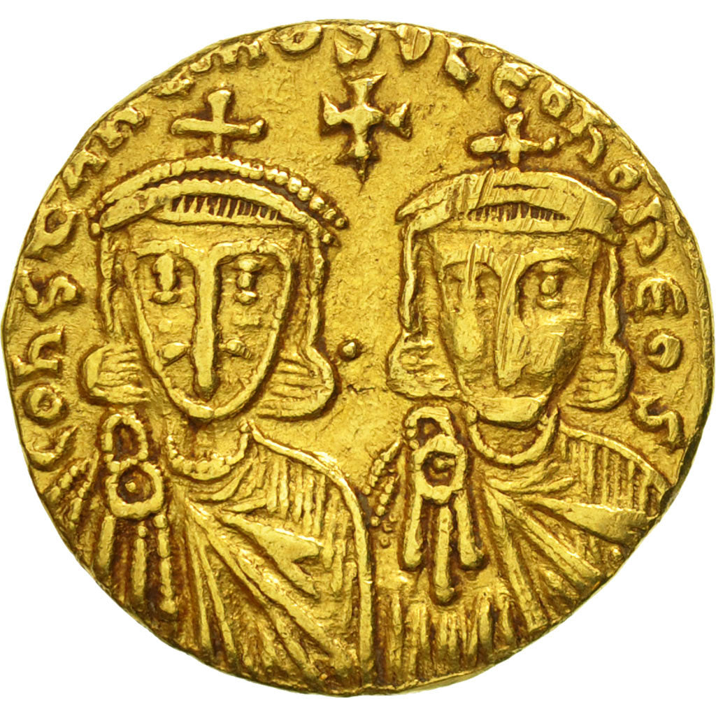 Constantine V Copronymus, Solidus, Constantinople, BB+, Oro, Sear:1551