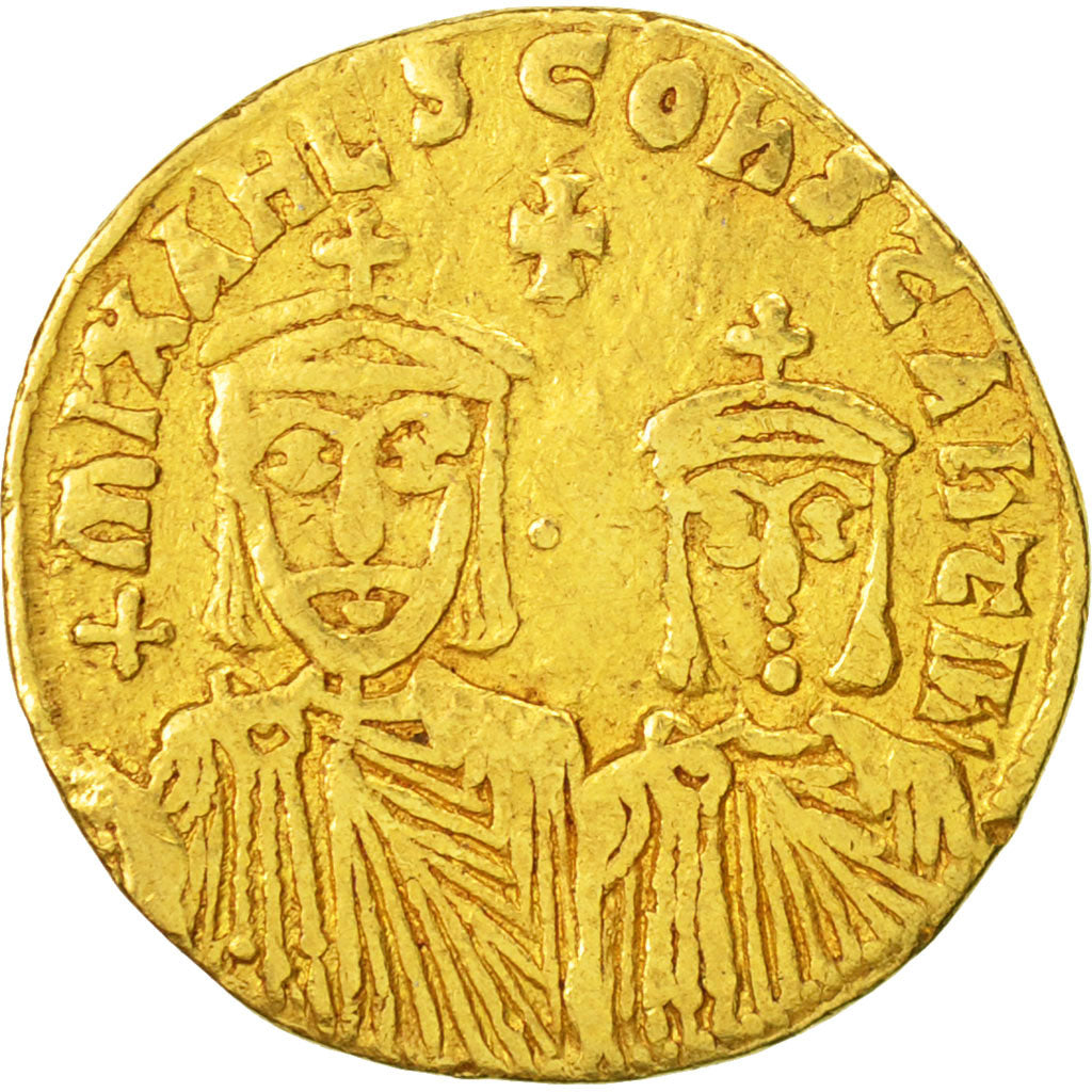Coin, Theophilus 829-842, Solidus, Constantinople, EF(40-45), Gold, Sear:1653