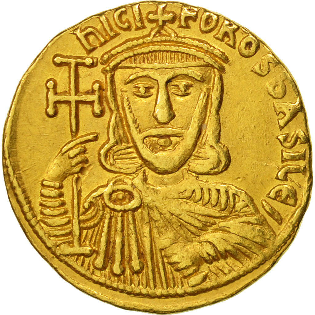 Coin, Nicephorus I and Stauracius 802-811, Solidus, Constantinople, AU(50-53)