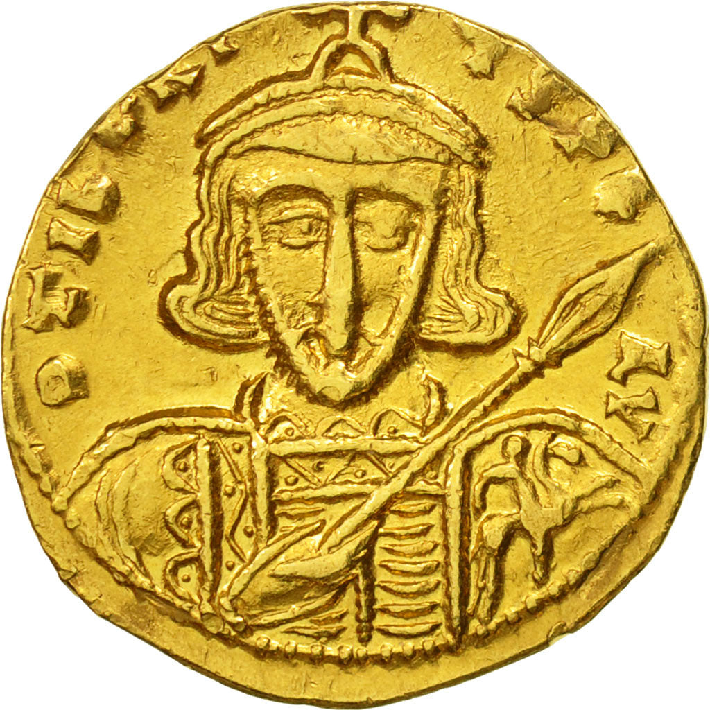Moneta, Tiberius III 698-705, Solidus, Constantinople, SPL-, Oro, Sear:1360