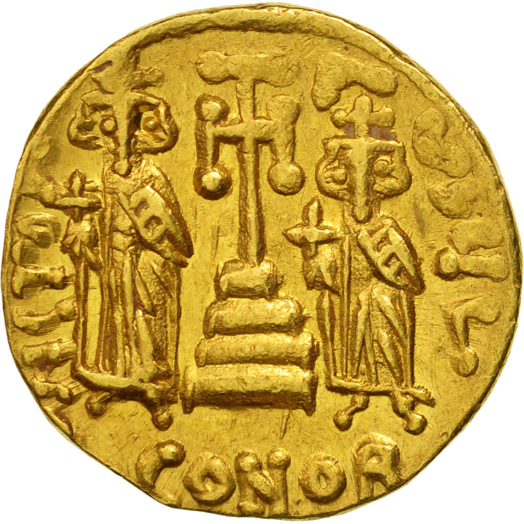 Münze, Constantine IV 668-685, Solidus, Constantinople, VZ, Gold, Sear:1154