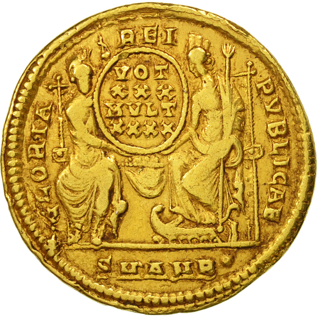 Moneta, Constantius II, Solidus, Antioch, BB, Oro, RIC:162