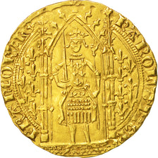 France, Charles V, Franc à pied, AU(50-53), Gold, Duplessy:360A