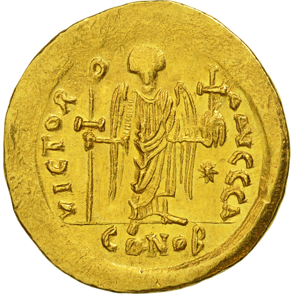 Justinian I, Solidus, Constantinople, SPL, Oro, Sear:140