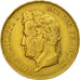 France, Louis-Philippe, 40 Francs, 1832, Rouen, EF(40-45), Gold, KM:747.2