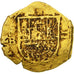 Spain, Philip III, 2 Escudos, Seville, undated type (1598-1601), VF(30-35), Gold