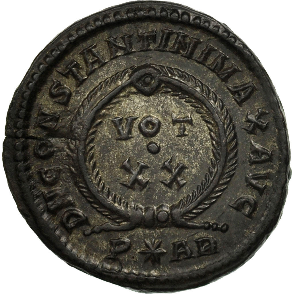 Münze, Constantine I, Follis, Arles, VZ+, Bronze, RIC:252