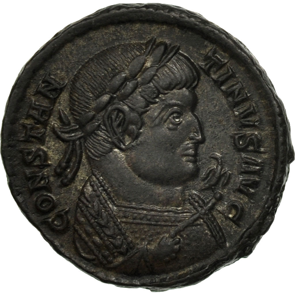 Moneda, Constantine I, Follis, Trier, EBC, Bronce, RIC:369