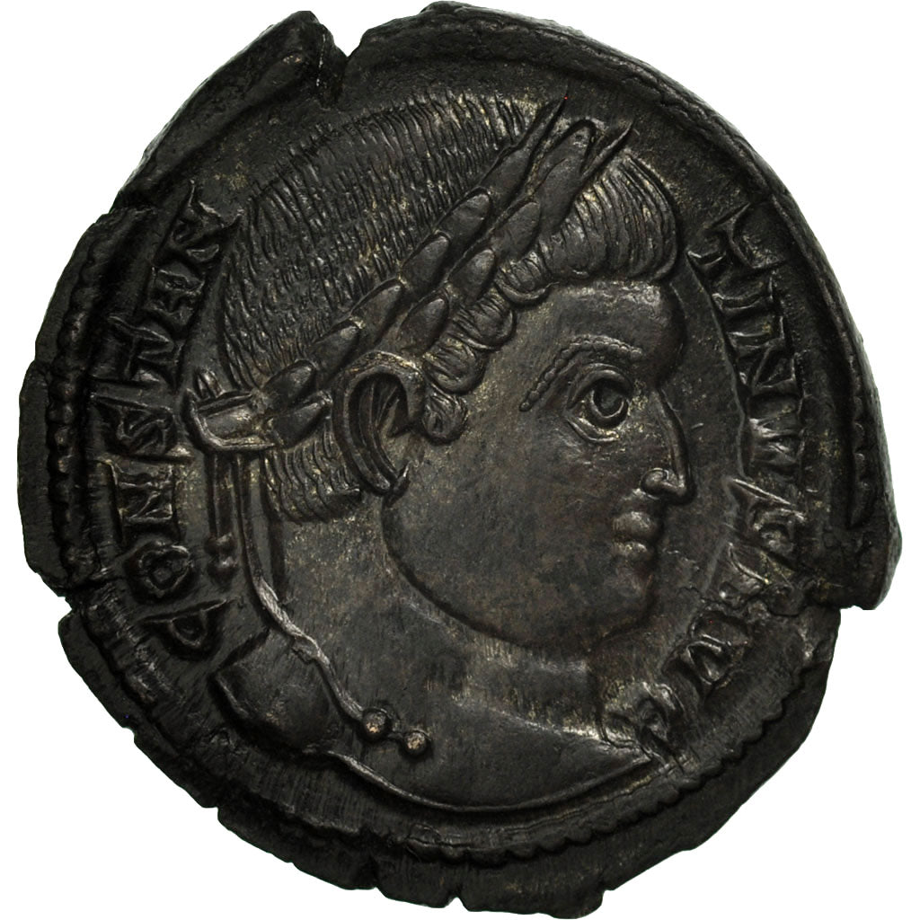 Moneda, Constantine I, Follis, Trier, SC, Bronce, RIC:429