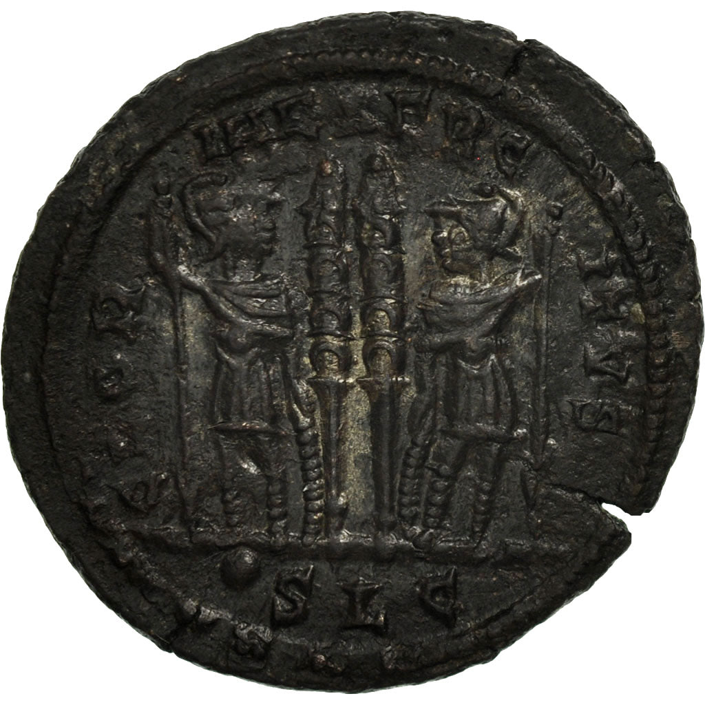 Moneda, Constantine I, Follis, Lyons, EBC, Bronce, RIC:243