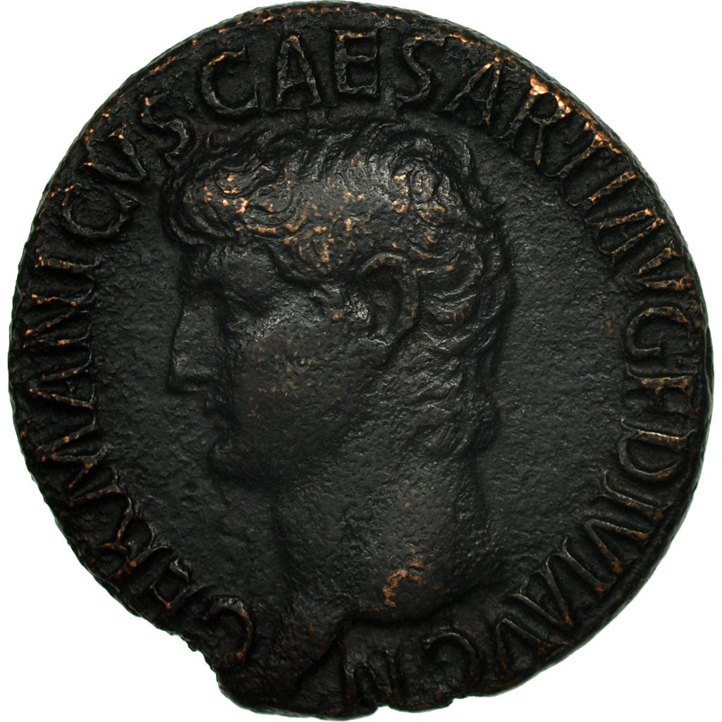 Moneta, Germanicus, As, Rome, BB+, Bronzo, RIC:50