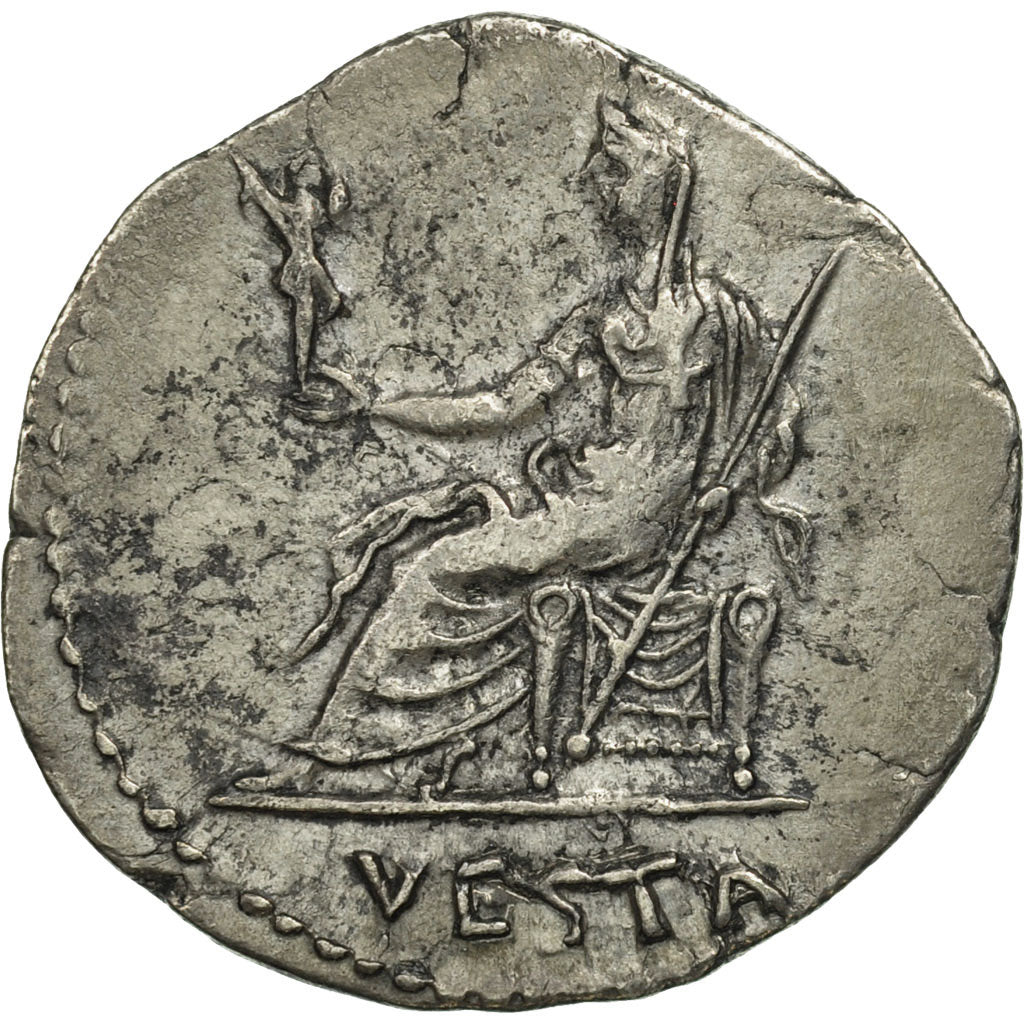 Diva Julia Titi, Cistophorus, Ephesos, EF(40-45), Silver, RIC:848