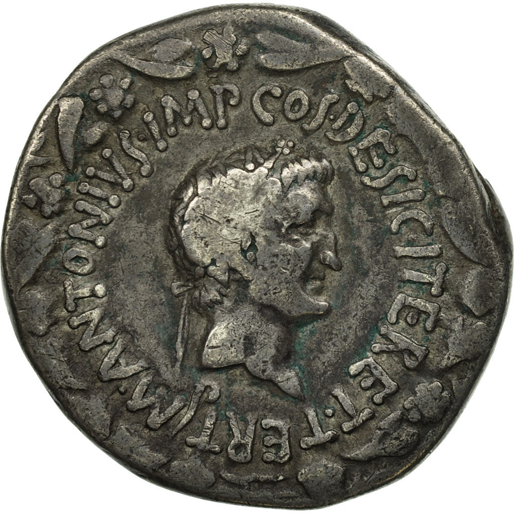 Marcus Antonius and Octavia, Cistophore, Ephesos, S, Silber, RPC:2201