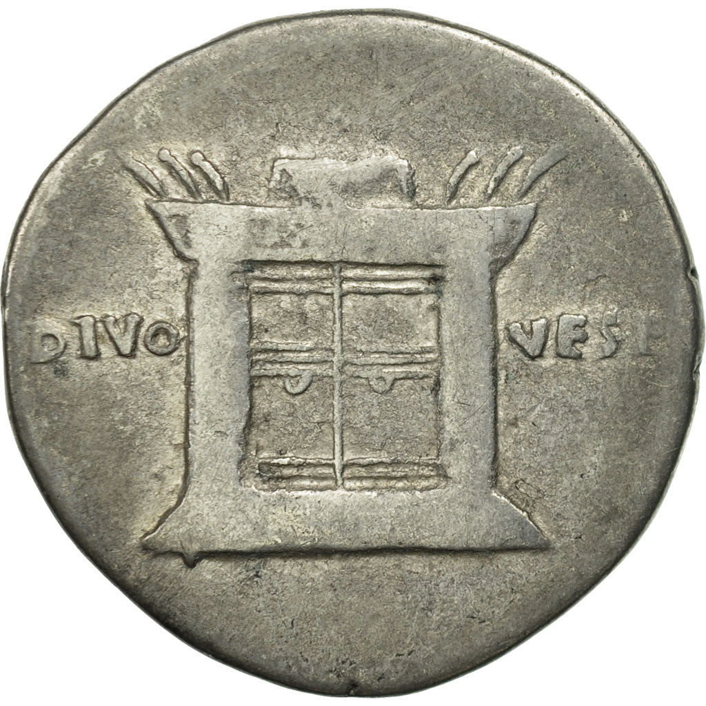 Domitian, Cistophorus, Ephesos, VF(30-35), Silver, RIC:517