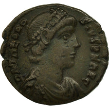 Coin, Theodosius I, Nummus, Nicomedia, EF(40-45), Bronze, RIC:31b