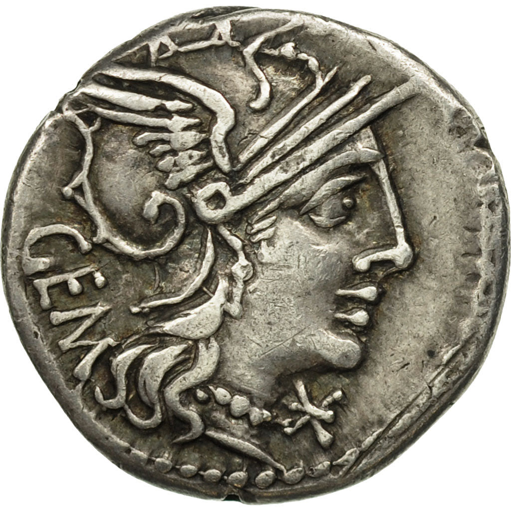 Aburia, Denarius, Rome, BB+, Argento, Crawford:250/1