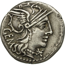 Aburia, Denarius, Rome, SS+, Silber, Crawford:250/1