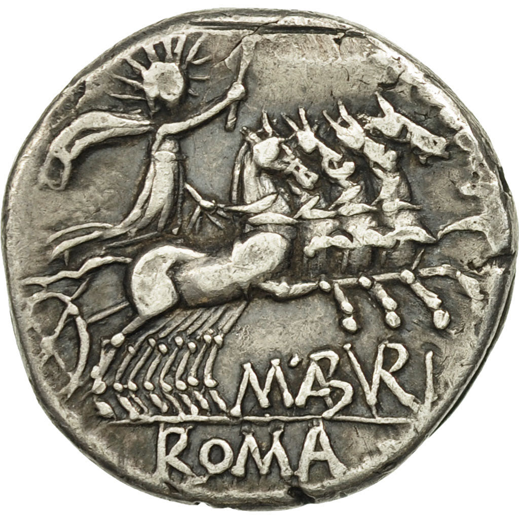 Aburia, Denarius, Rome, BB+, Argento, Crawford:250/1