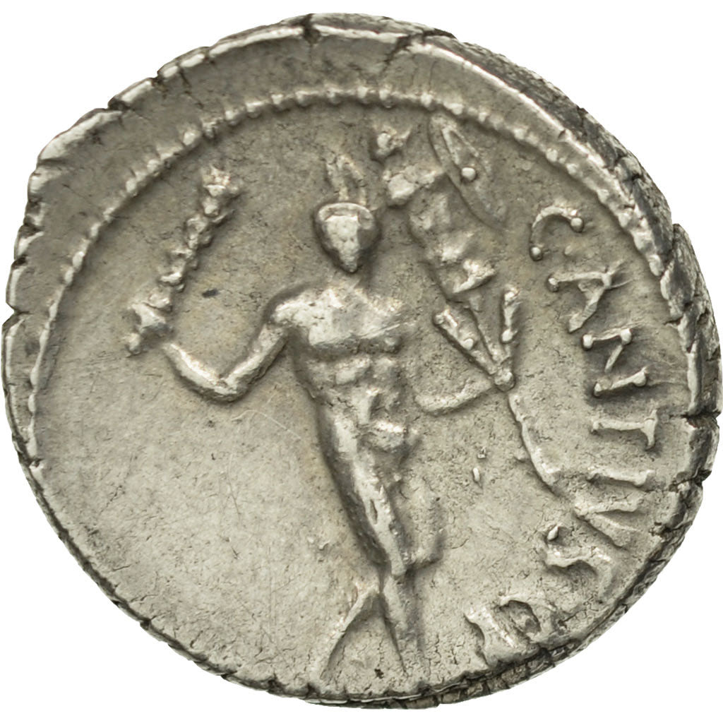 Coin, Antia, Denarius, Rome, AU(55-58), Silver, Crawford:455/2b