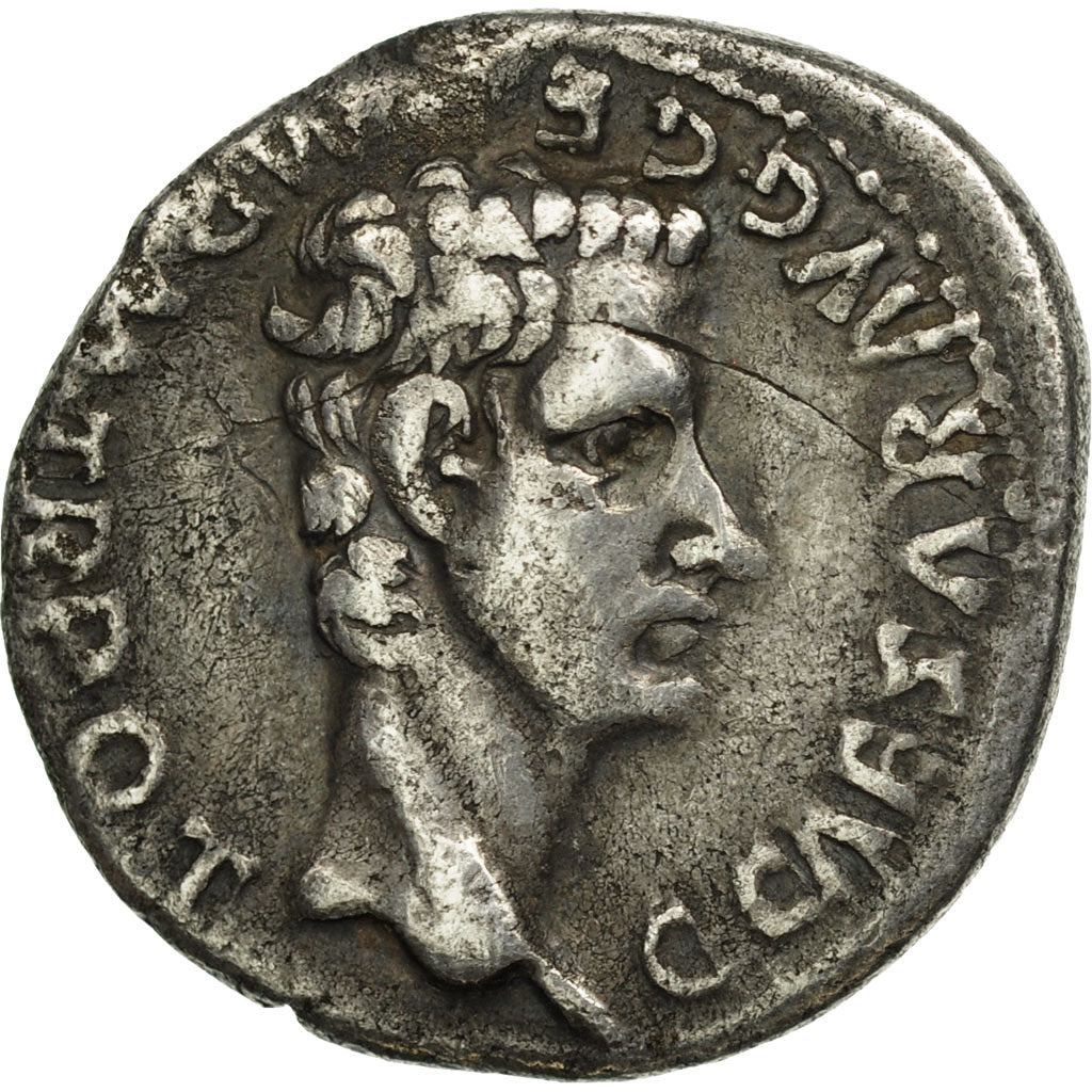 Monnaie, Caligula, Denier, Lyon, TTB, Argent, RIC:12