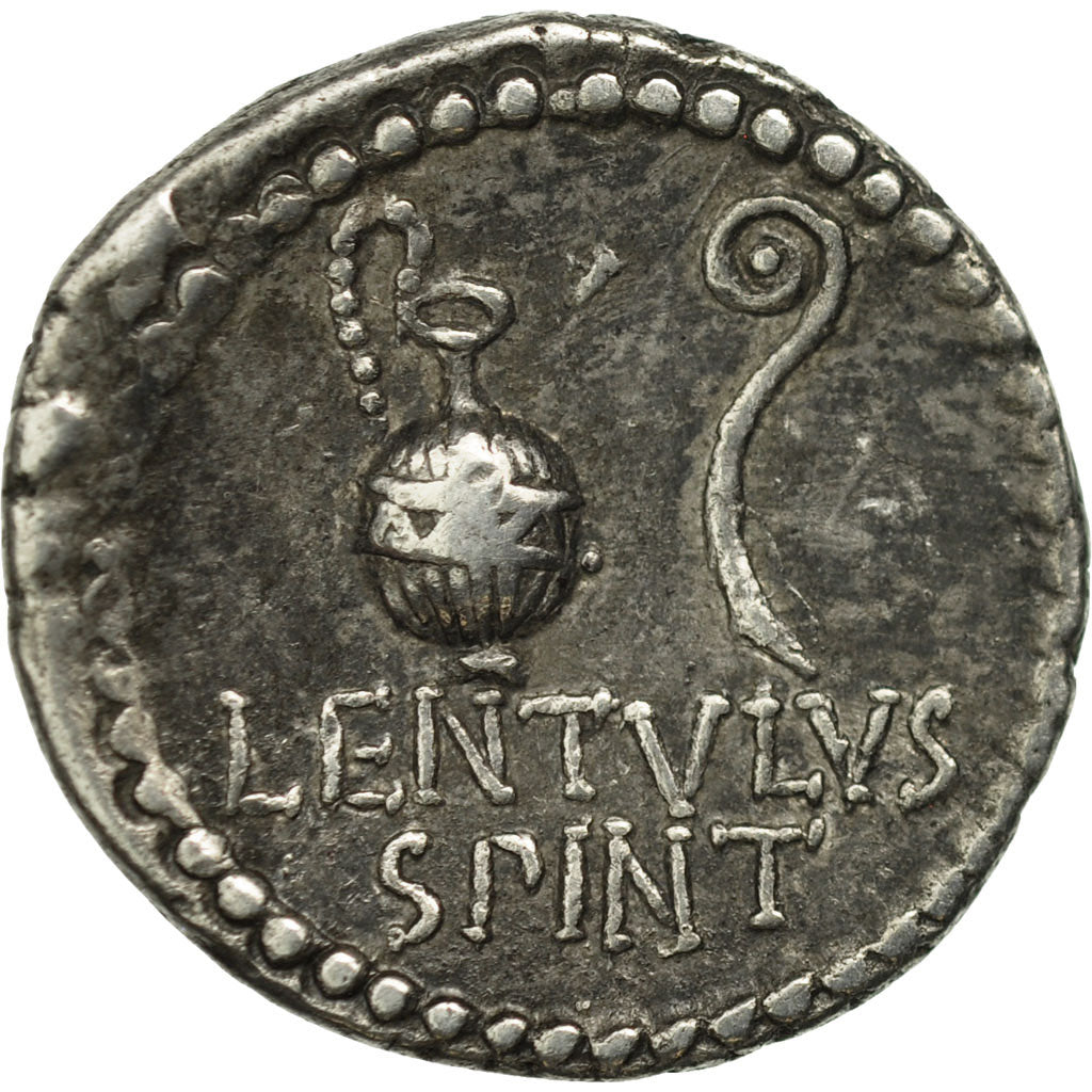 Coin, Cassius, Denarius, Smyrna, AU(50-53), Silver, Crawford:500/5