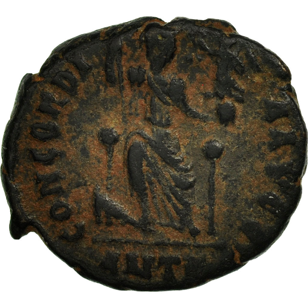 Coin, Theodosius II, Nummus, Antioch, EF(40-45), Bronze, RIC:100