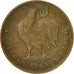 Cameroon, Franc, 1943, Pretoria, AU(50-53), Bronze, KM:7