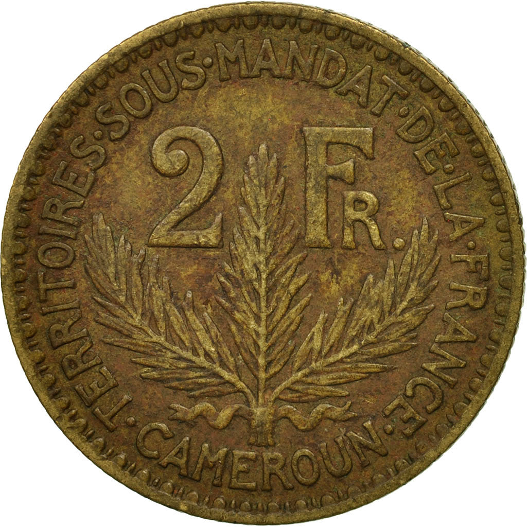 Monnaie, Cameroun, 2 Francs, 1924, Paris, TTB, Aluminum-Bronze, KM:3