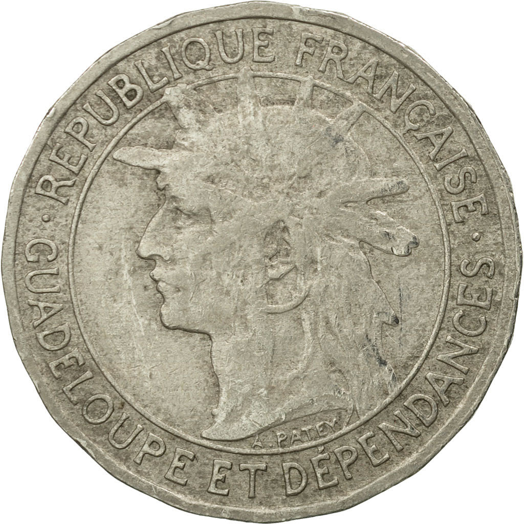 Monnaie, Guadeloupe, Franc, 1903, TTB, Copper-nickel, KM:46, Lecompte:57