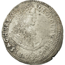 Österreich, Leopold I, 15 Kreuzer, 1659, Vienna, SS, Silber, Herinek:909