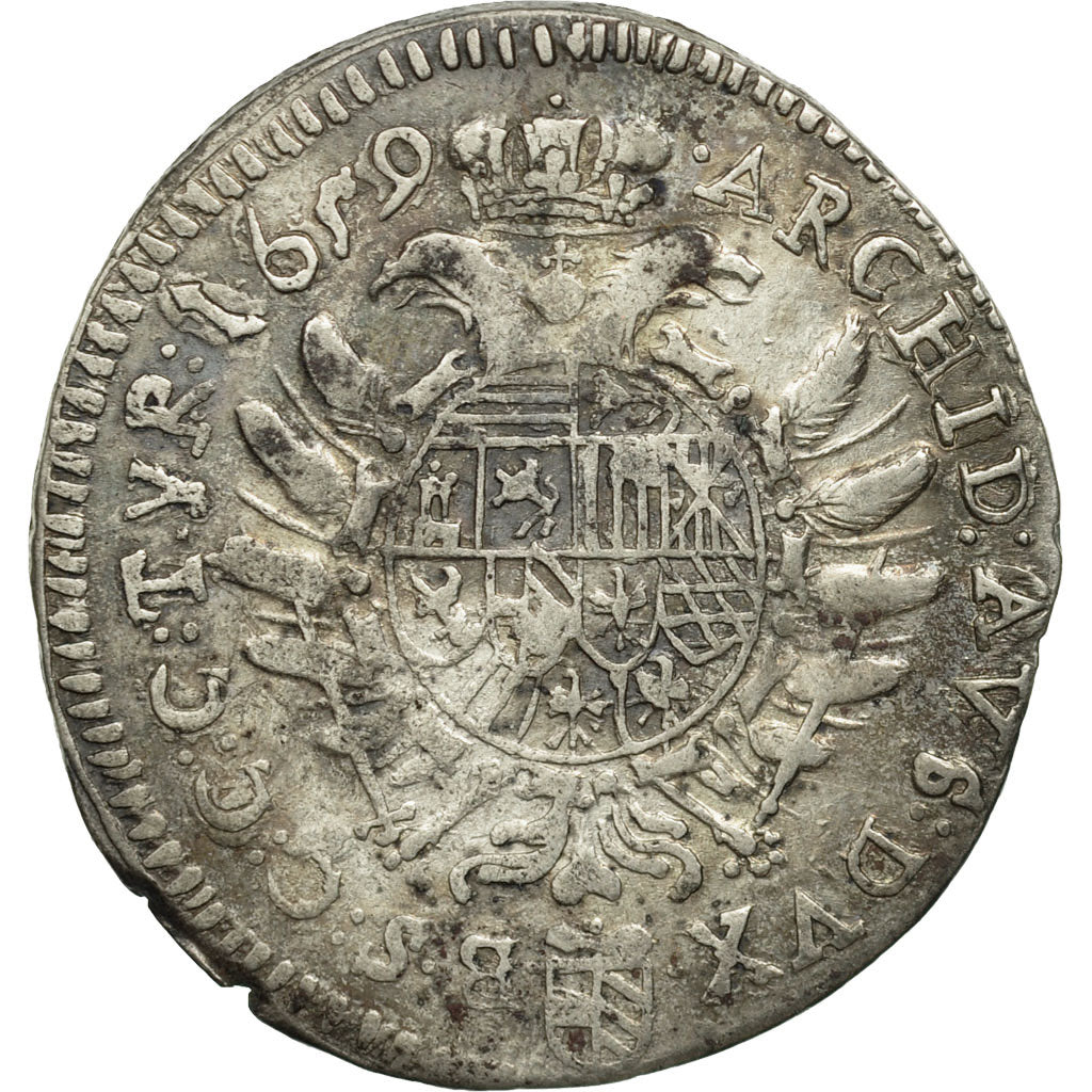 Autriche, Leopold I, 15 Kreuzer, 1659, Vienna, TTB, Argent, KM:1144, Herinek:909