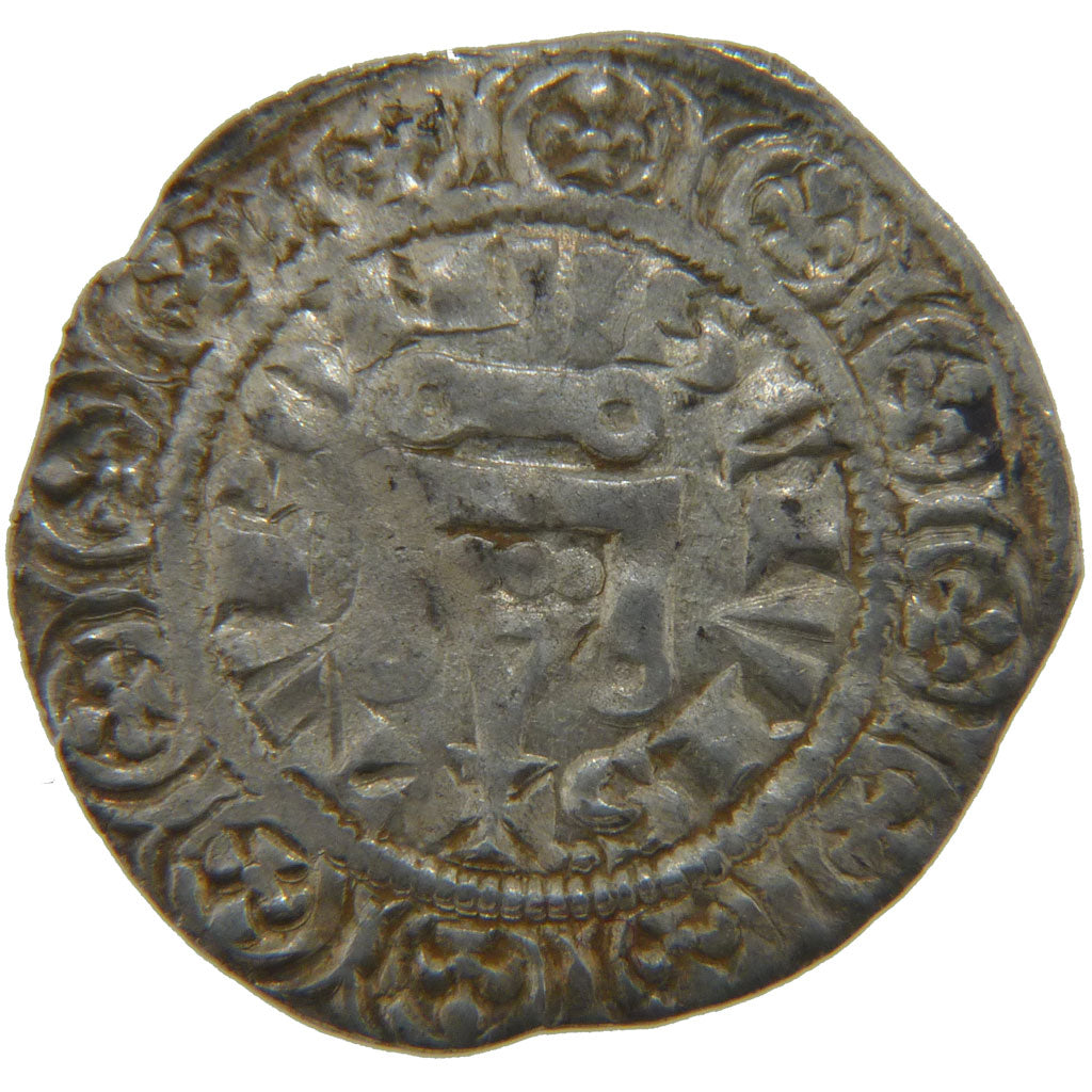 FRANCE, Maille Blanche, EF(40-45), Silver, Ciani #207, 2.20