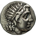 Caria Island, Rhodes, Drachm, AU(50-53), Silver, SNG Cop:809-10