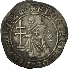 Rhodes, The Order of St John, Roger de Pins, Gigliato, EF(40-45), Silver