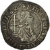 Rhodes, The Order of St John, Roger de Pins, Gigliato, EF(40-45), Silver
