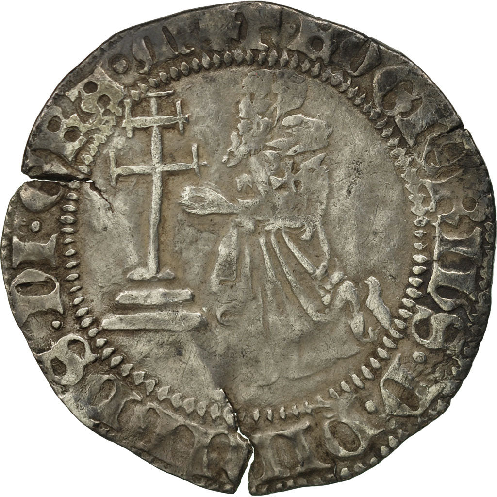 Moneta, Grecia, Gigliato, MB+, Argento
