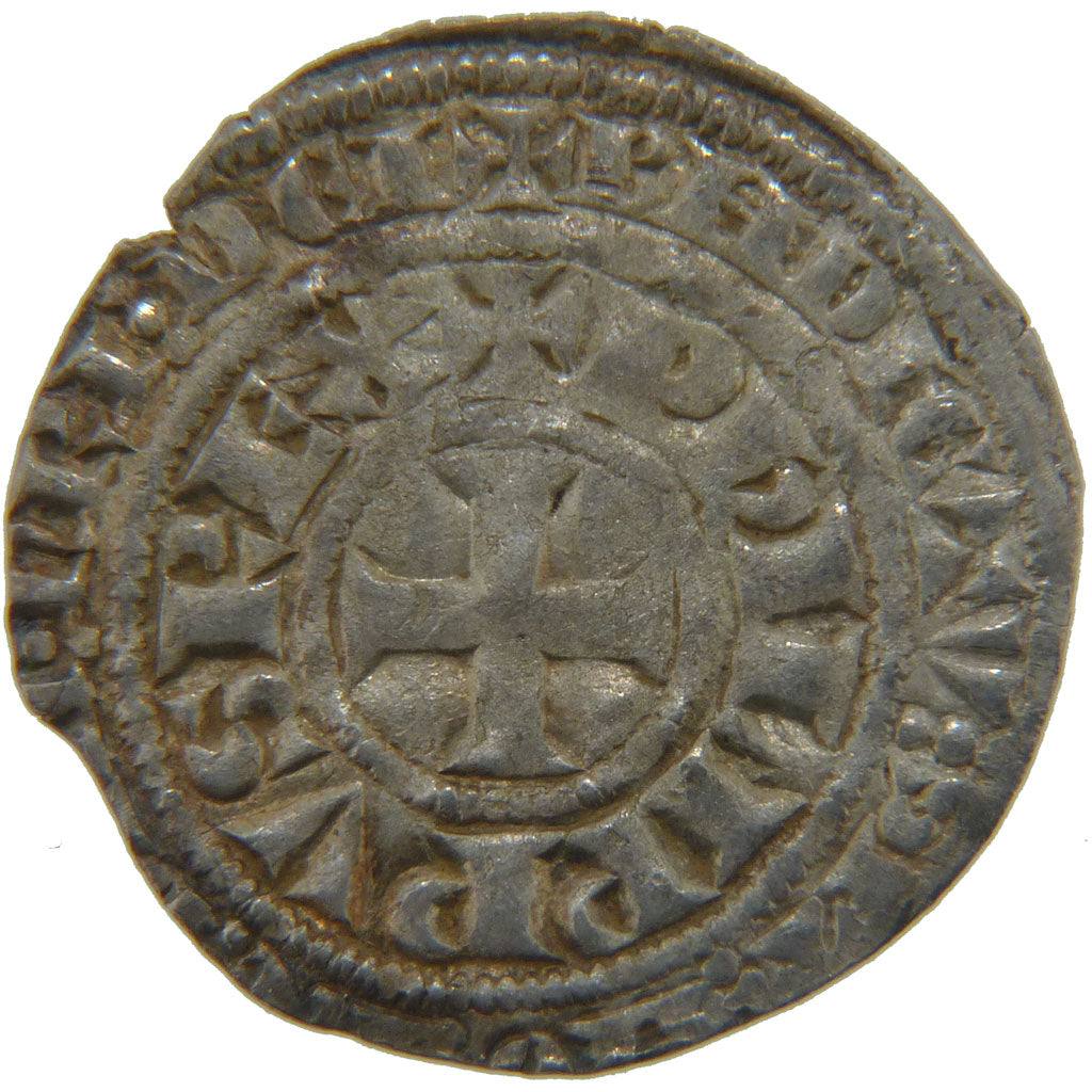 FRANCE, Maille Blanche, VF(30-35), Silver, Ciani #207, 2.10