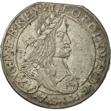 Coin, Austria, Leopold I, 15 Kreuzer, 1663, Vienna, AU(55-58), Silver, KM:1170