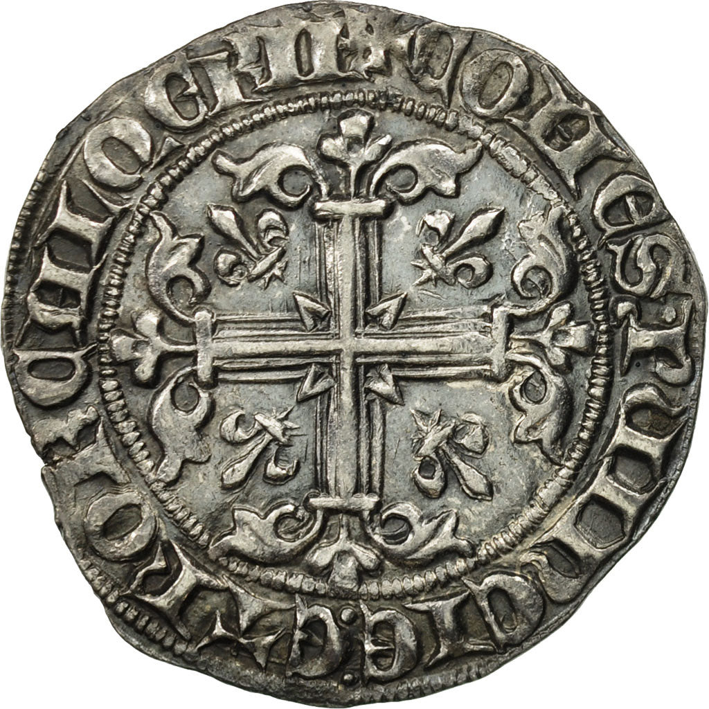 France, Provence, Robert d'Anjou, Carlin, Avignon, SUP, Argent, Boudeau:832