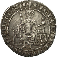 Croisades, Royaume de Chypre, Pierre II, Gros, Famagouste, TTB+, Argent