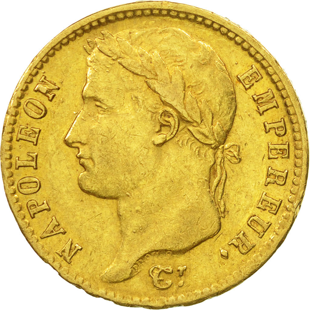 Coin, France, Napoléon I, 20 Francs, 1810, Paris, EF(40-45), Gold, KM:695.1