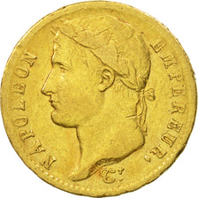 France, Napoléon I, 20 Francs, 1812, Paris, VF(30-35), Gold, KM:695.1