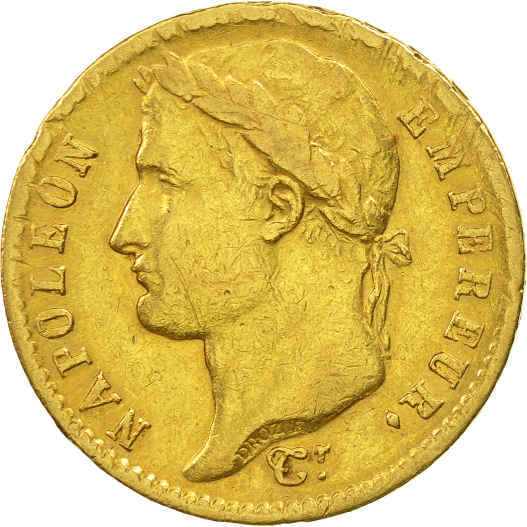 Munten, Frankrijk, Napoléon I, 20 Francs, 1812, Paris, ZF, Goud, KM:695.1
