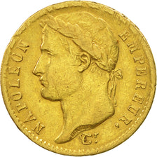 Munten, Frankrijk, Napoléon I, 20 Francs, 1812, Paris, ZF, Goud, KM:695.1