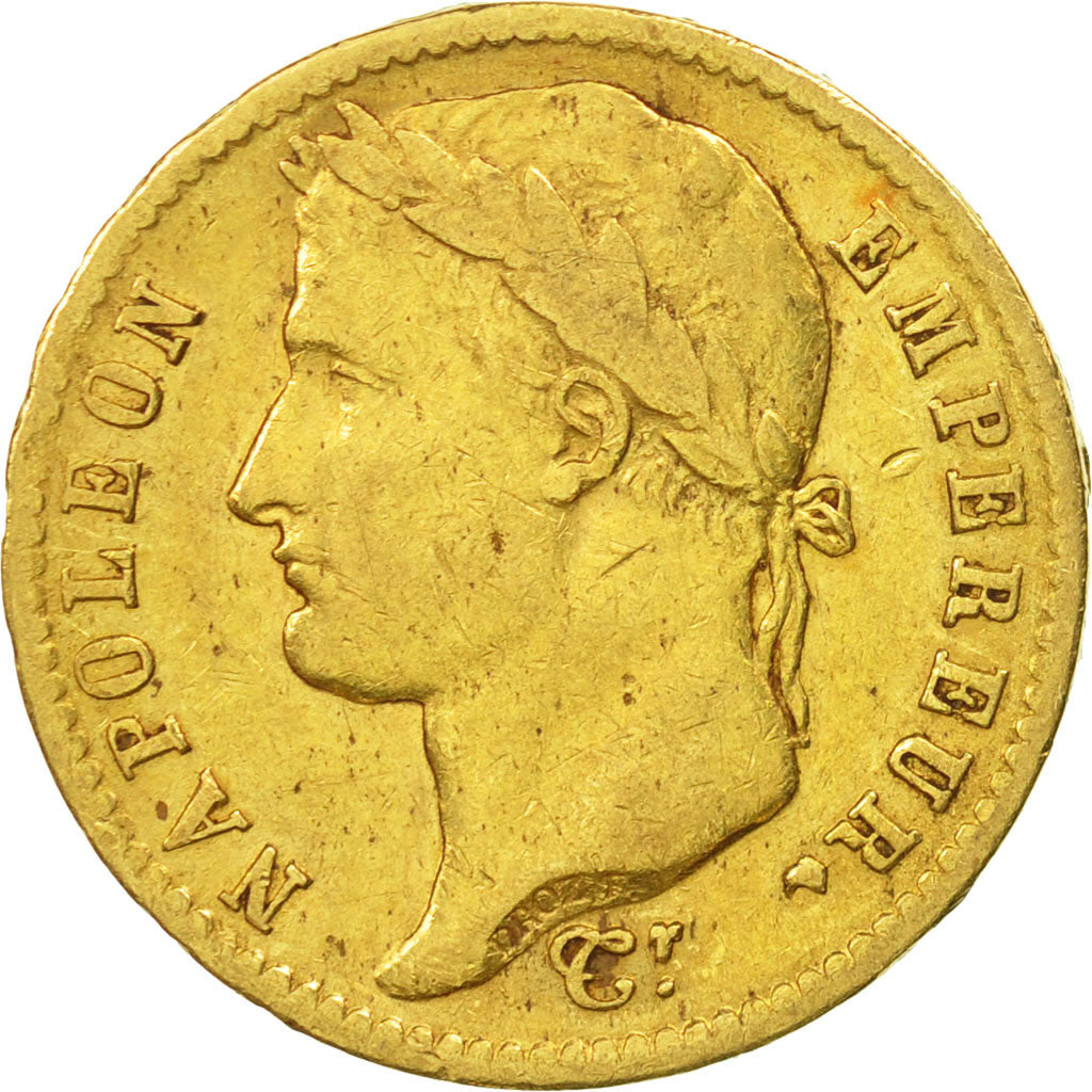 France, Napoléon I, 20 Francs, 1812, Paris, EF(40-45), Gold, KM:695.1